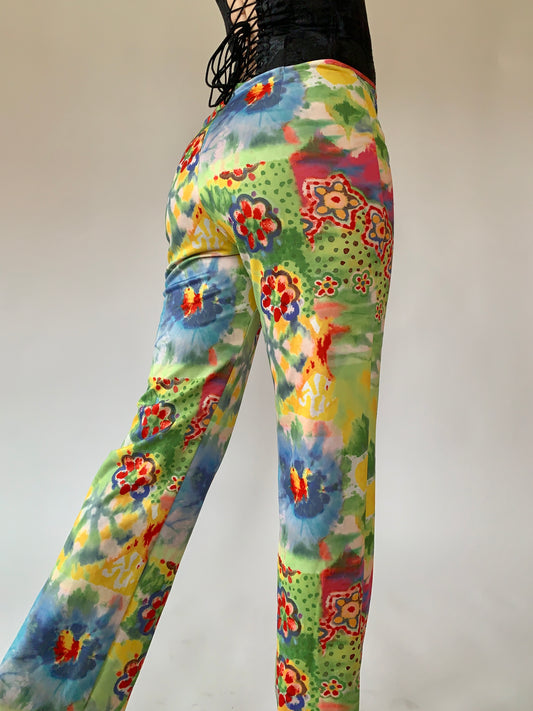Vintage Watercolor Pants - Medium