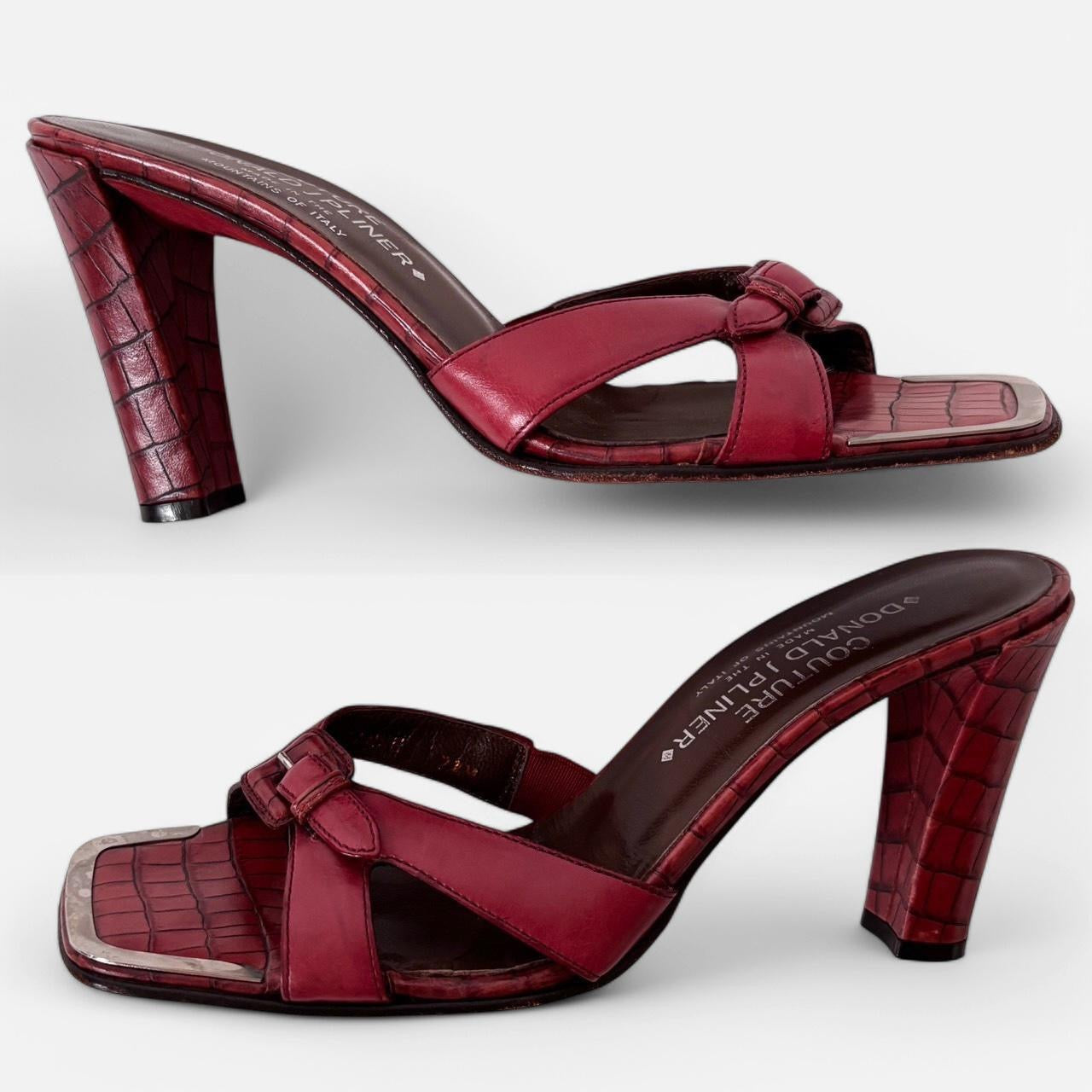 Y2K Buckle Heels (7.5)