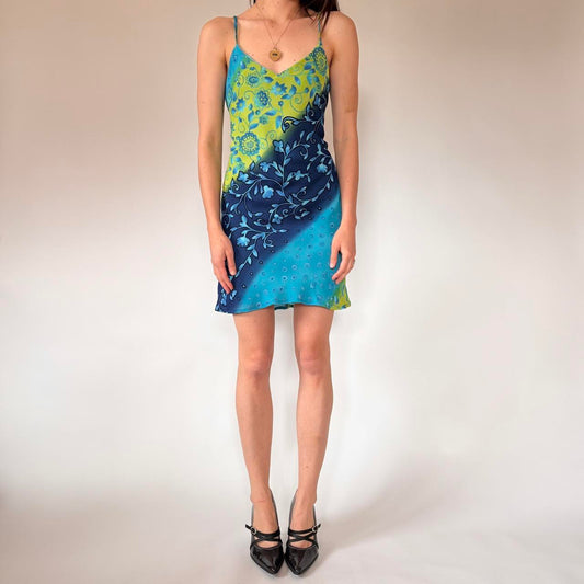 Y2K Floral Dress (S/M)