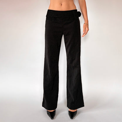 2000s Pinstripe Trousers (S)
