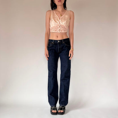 Levi’s Dark Wash 501s (S)