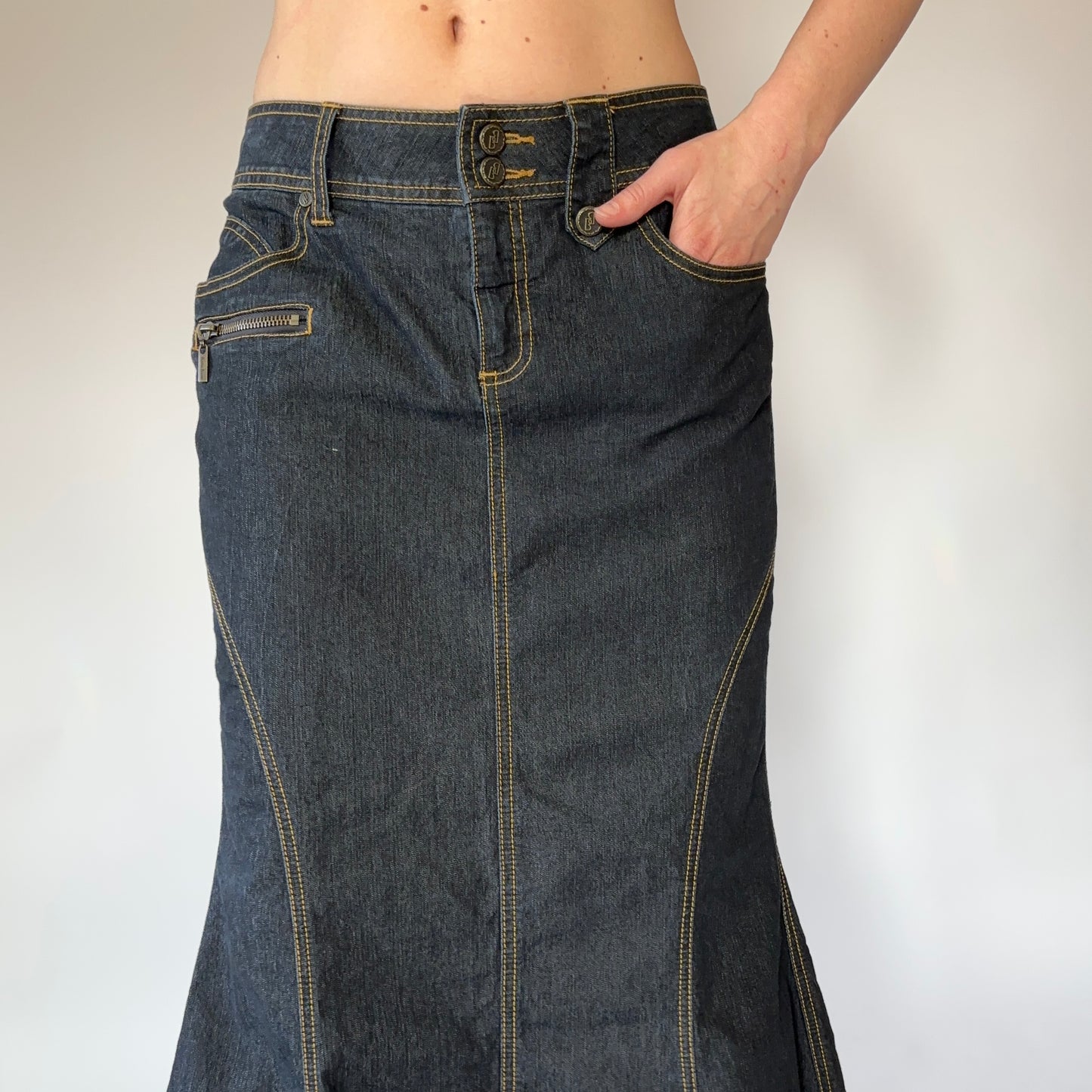 2000s Denim Maxi (M)