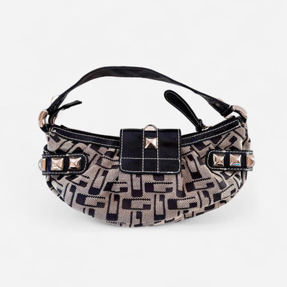 Y2K Guess Monogram Studded Bag