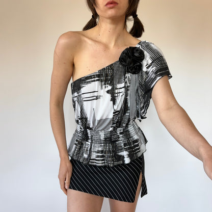 Y2K One Shouldered Top (S/M)