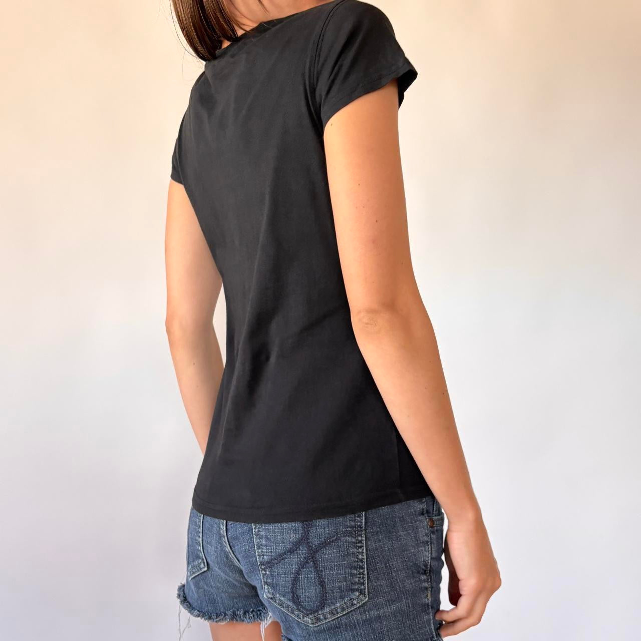 Y2K Queen Baby Tee (S/M)