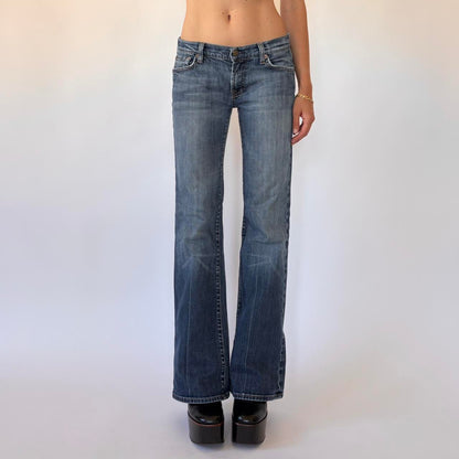 Y2K Low Rise Seven Jeans (S)