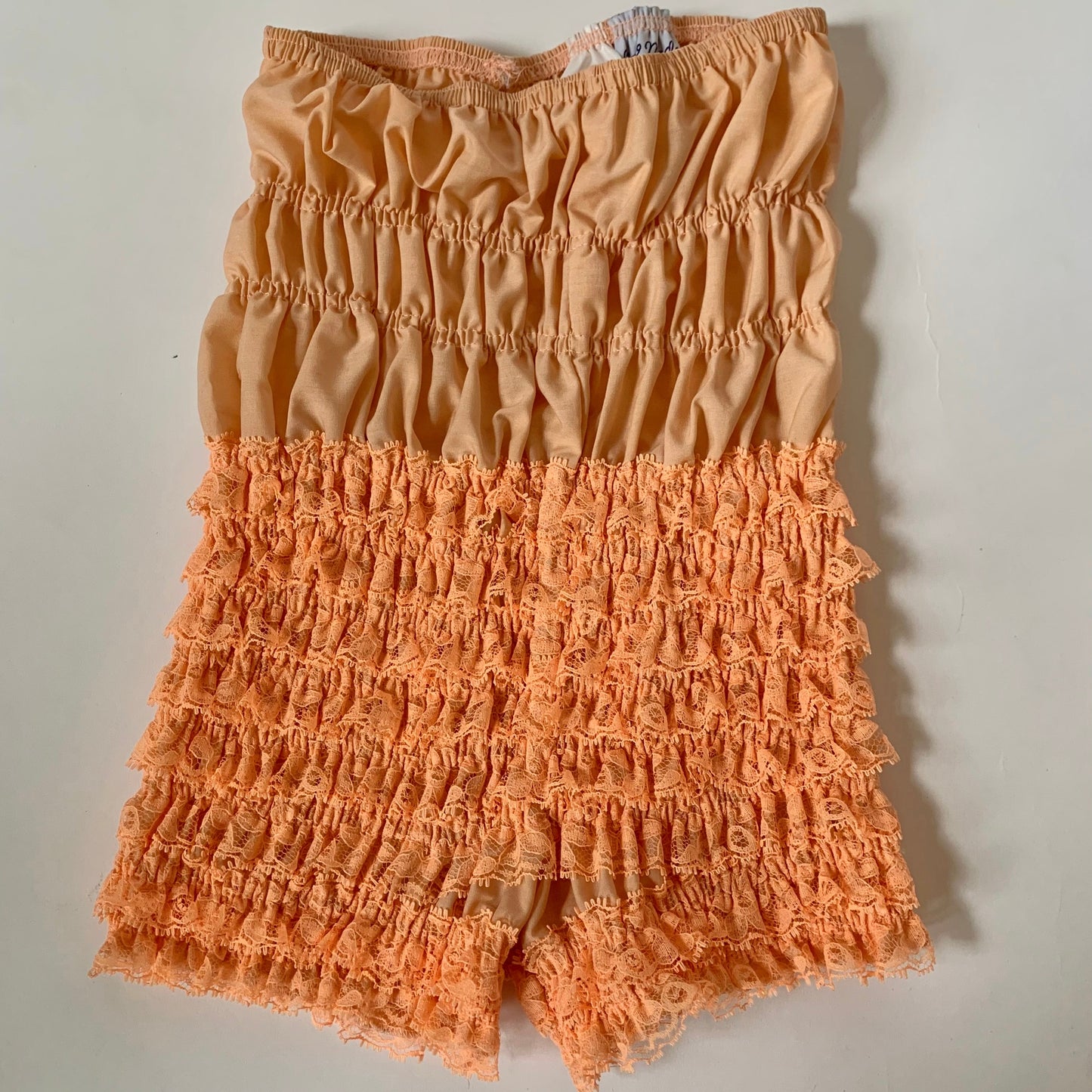 Vintage Creamsicle Ruffle Bloomers (XXS/XS)