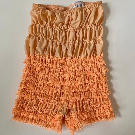 Vintage Creamsicle Ruffle Bloomers (XXS/XS)