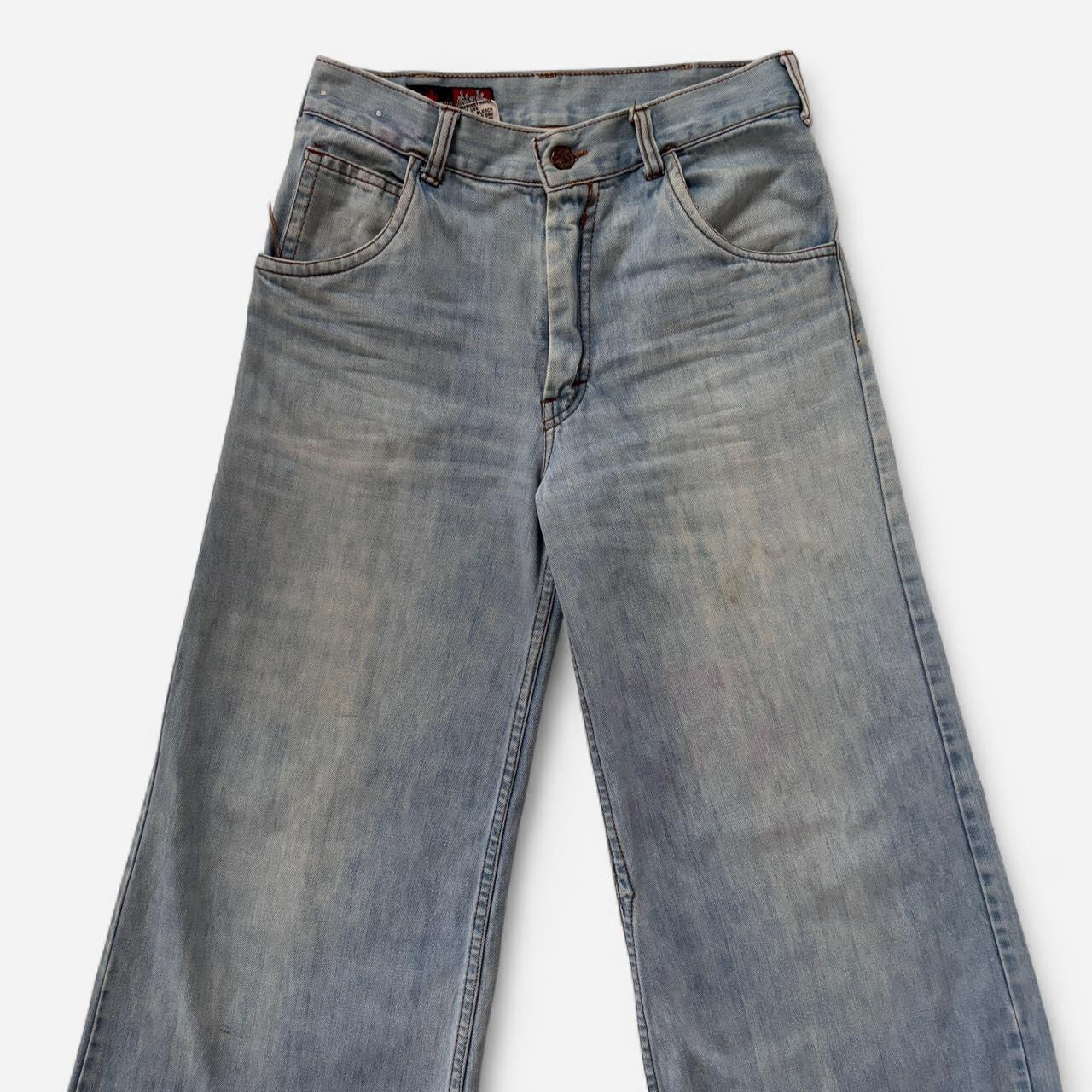 70s Light Wash Bellbottoms (XS/S)