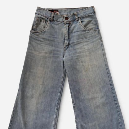 70s Light Wash Bellbottoms (XS/S)