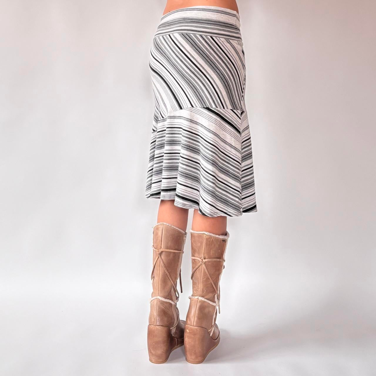 Contemporary Athleta Striped Midi Skirt (XS/S)