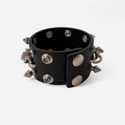 Studded Leather Cuff Bracelet