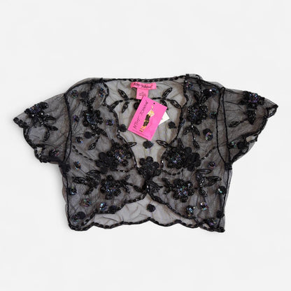 Deadstock Y2K Betsey Johnson Beaded Top (XS/S)