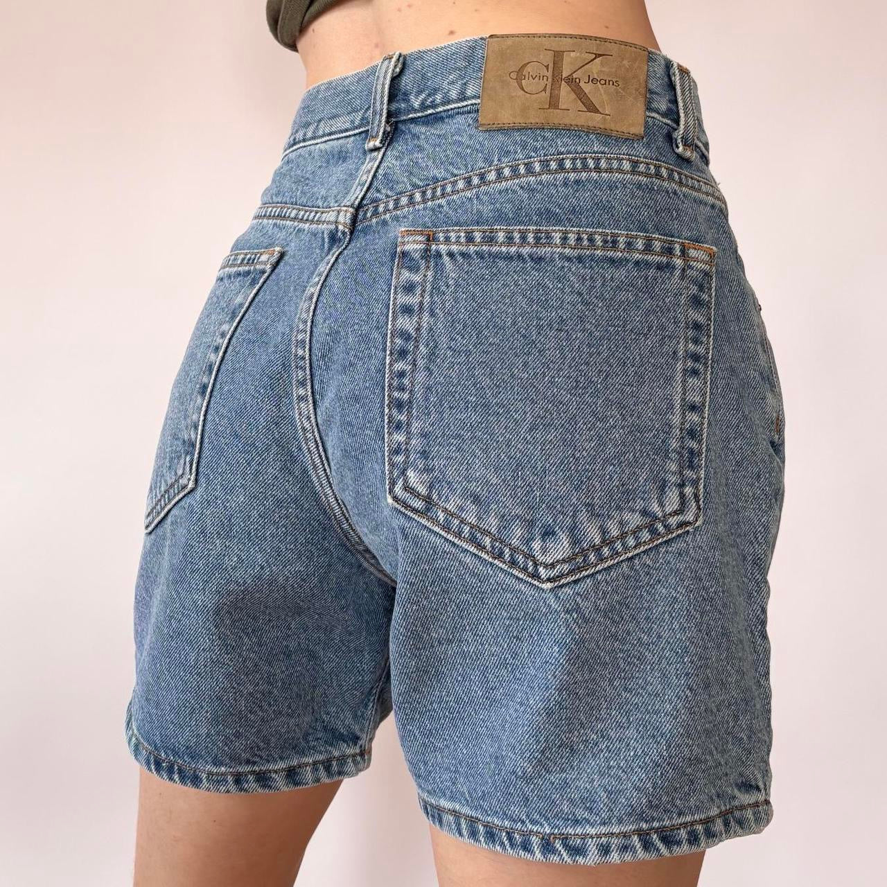 90s Calvin Klein Jean Shorts (S)