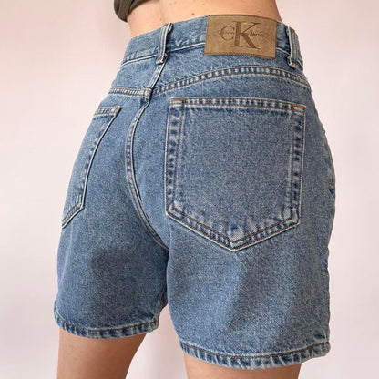 90s Calvin Klein Jean Shorts (S)