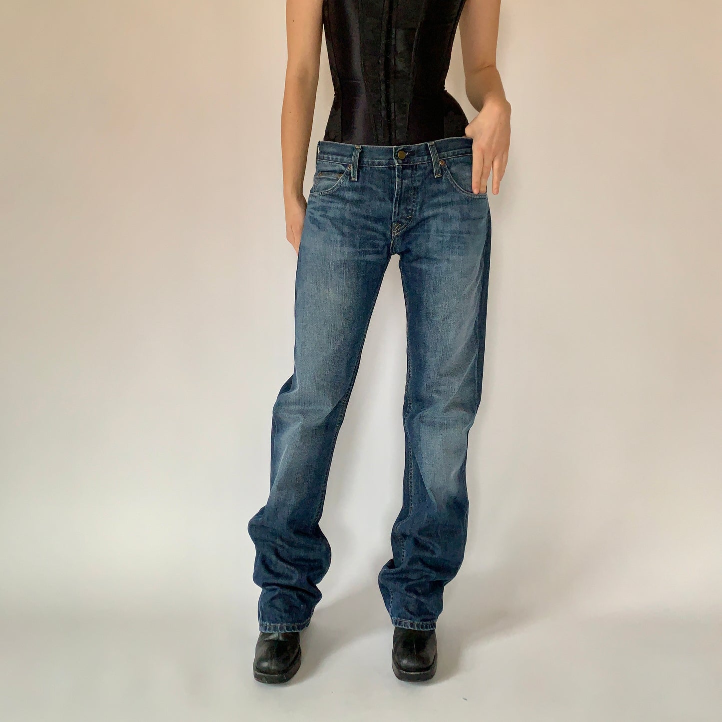 2000s Boyfriend Jeans (M)