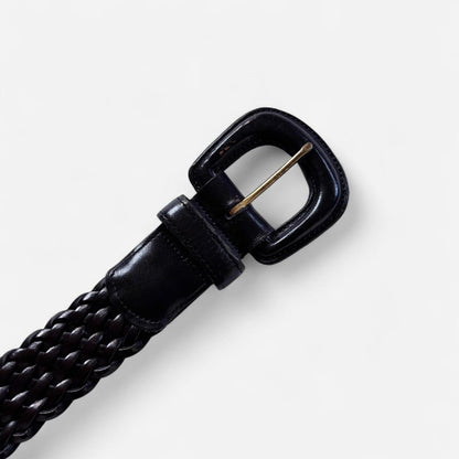 Coach Braided Leather Belt