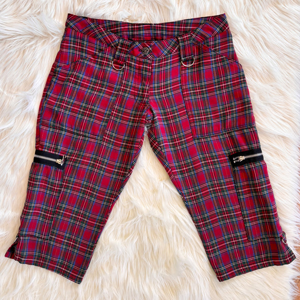 90s Plaid Mallgoth Shorts (M)