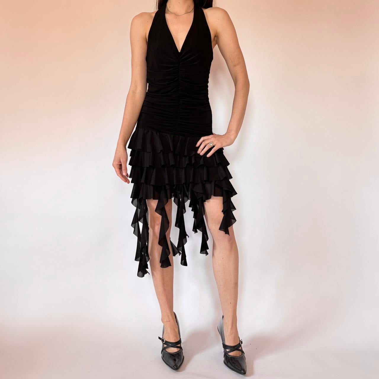 Y2K Noir Jellyfish Dress (M)