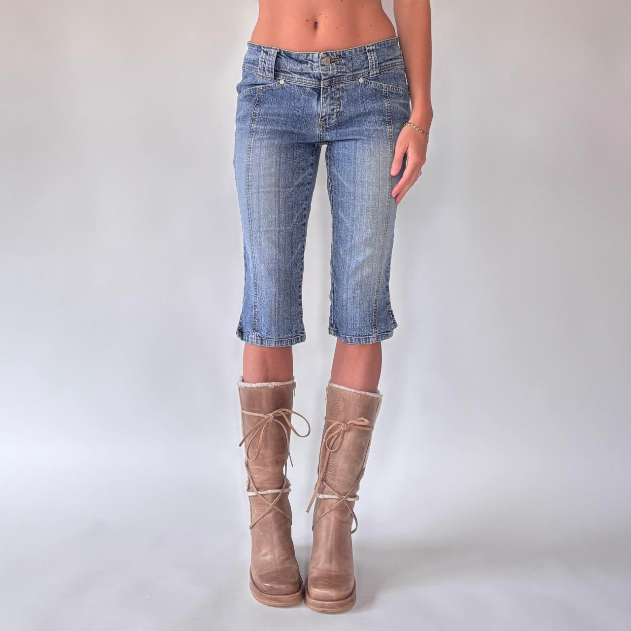 Y2K Denim Capris (XS)