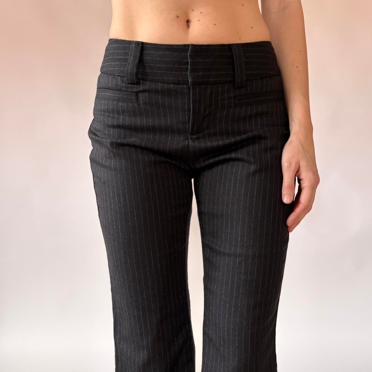 2007 Low Rise Pinstripe Trousers (XXS)