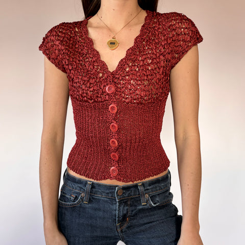 Bebe Woven Top (XS)