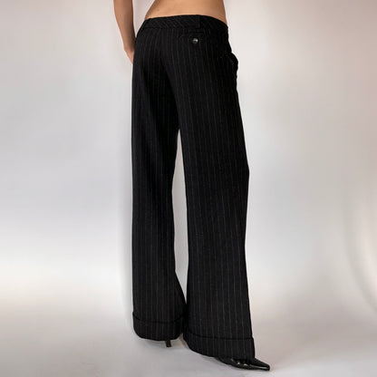 2000s Wool Pinstripe Trousers (XS/S)