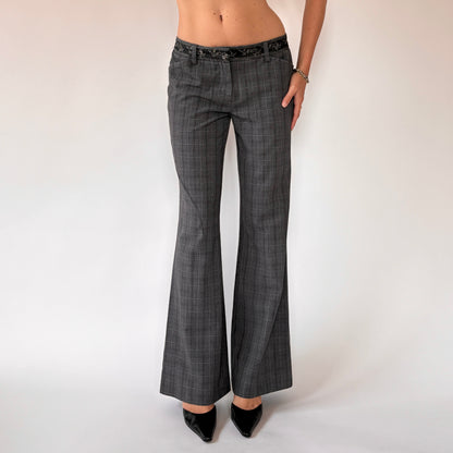 2000s Plaid Office Trousers (S)