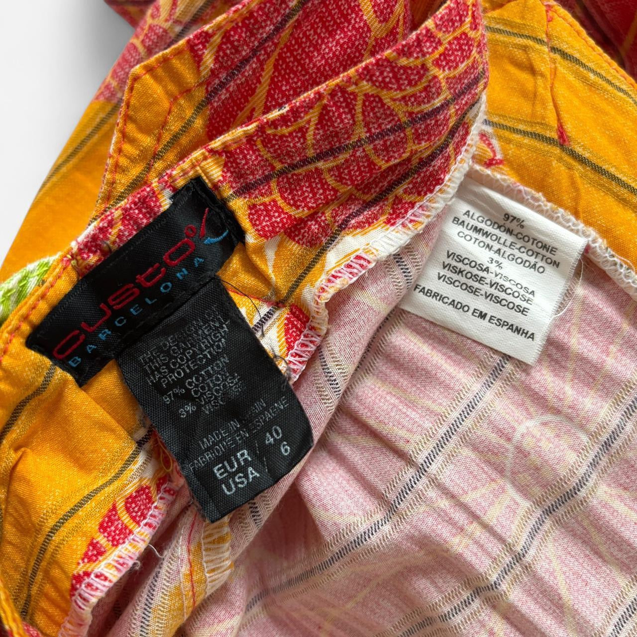 Custo Barcelona Low Rise Bellbottom Pants (XS)