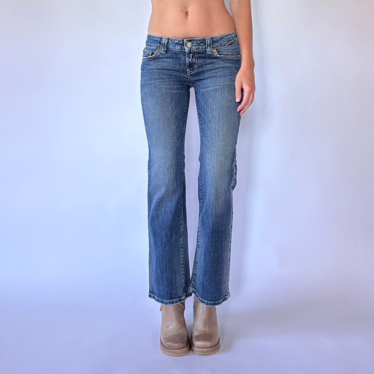 00s American Eagle Low Rise Bootcut Jeans (XXS)