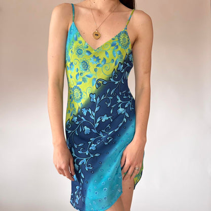 Y2K Floral Dress (S/M)