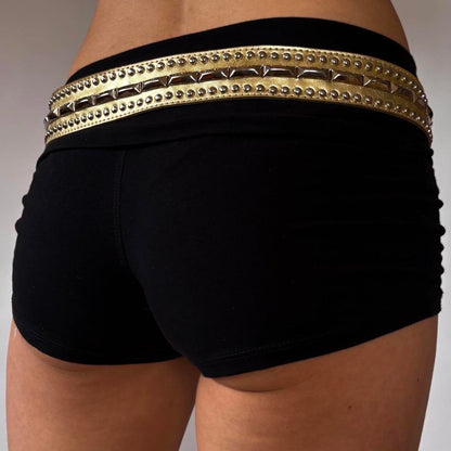 Vintage Gold Studded Belt