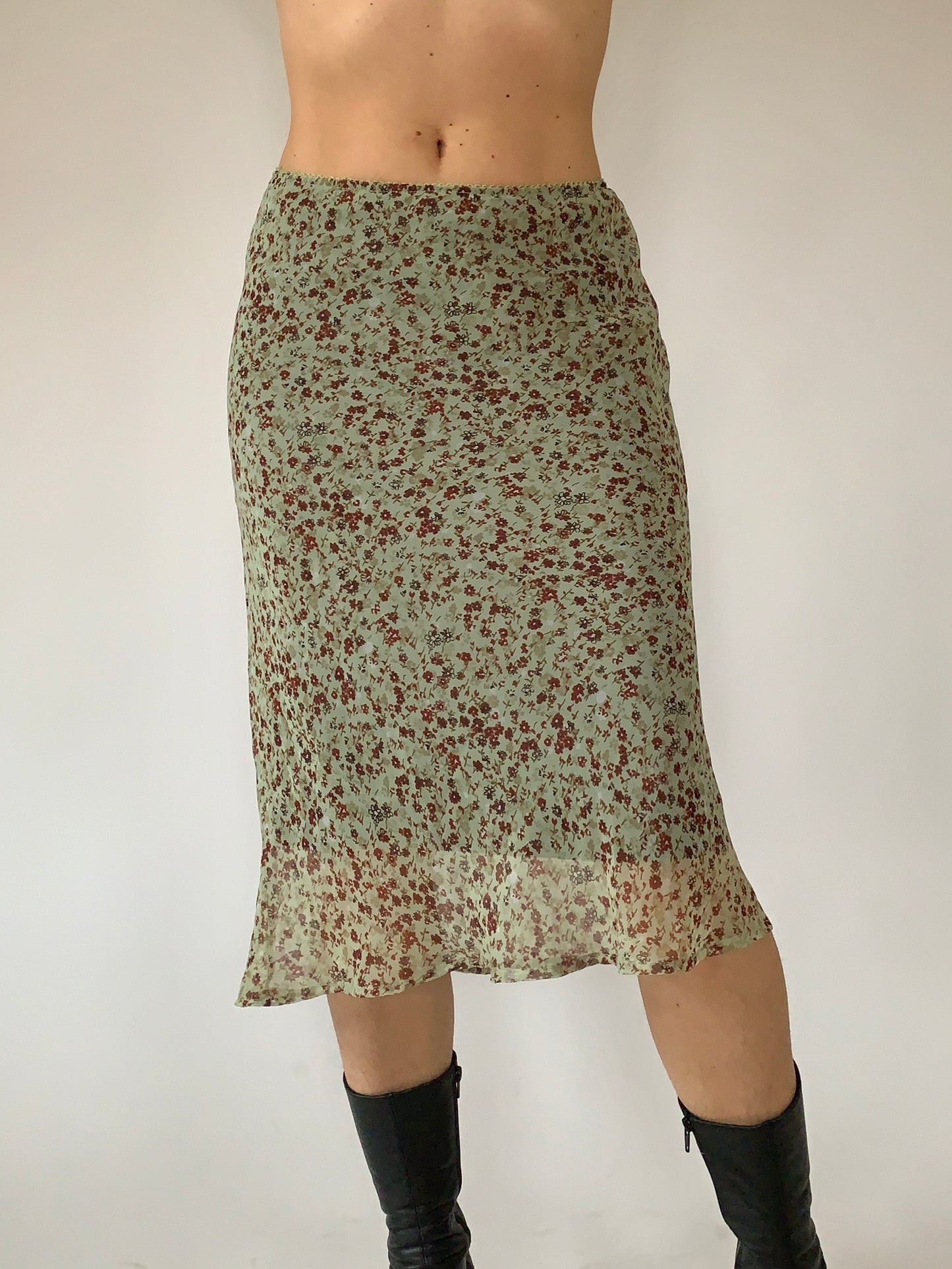 Y2K Midi Skirt - Small