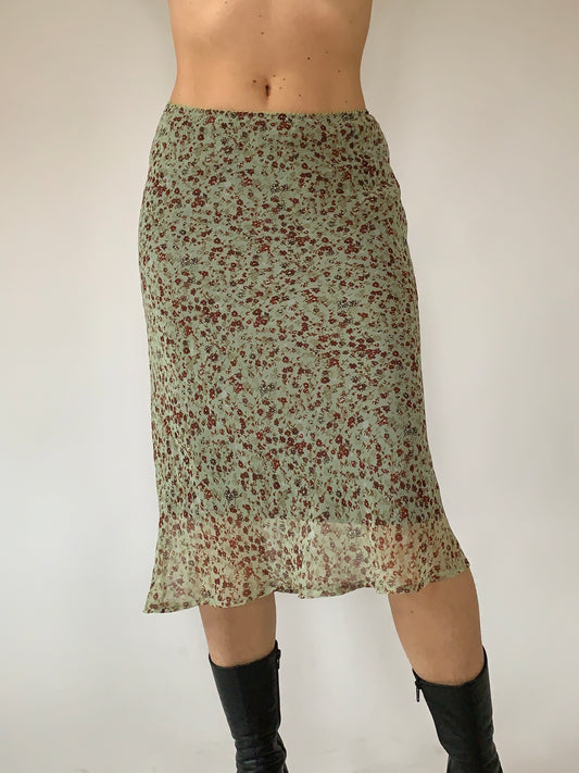 Y2K Midi Skirt - Small