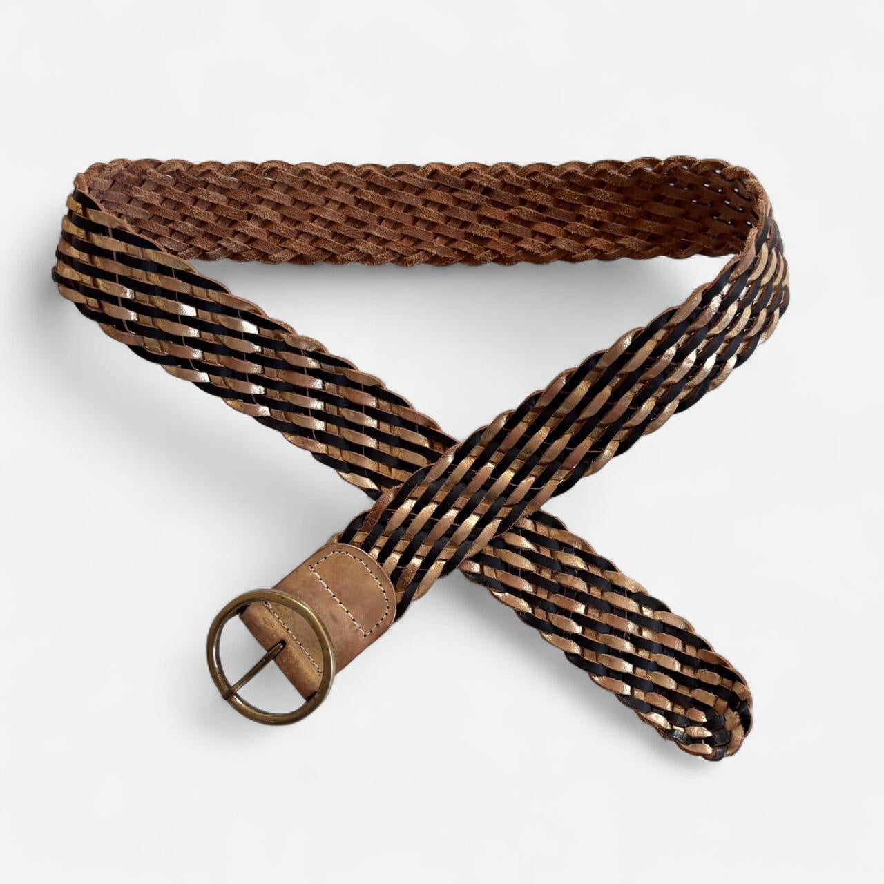 Braided Leather Belt