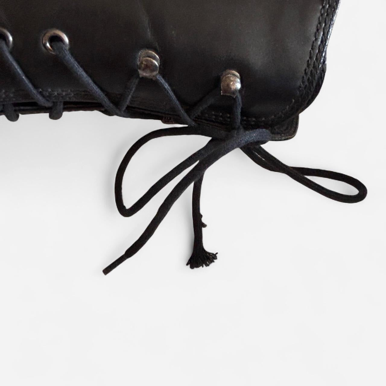 2000s Heeled Lace-Up Boots (6.5)