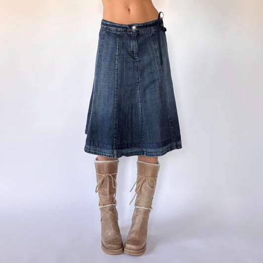 Benetton Made in Italy Denim Skirt (M)