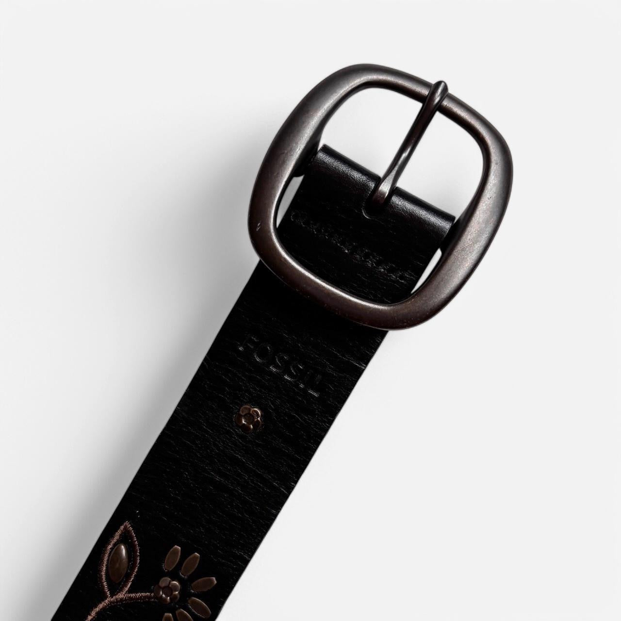 Y2K Floral Studded Belt (M/L)