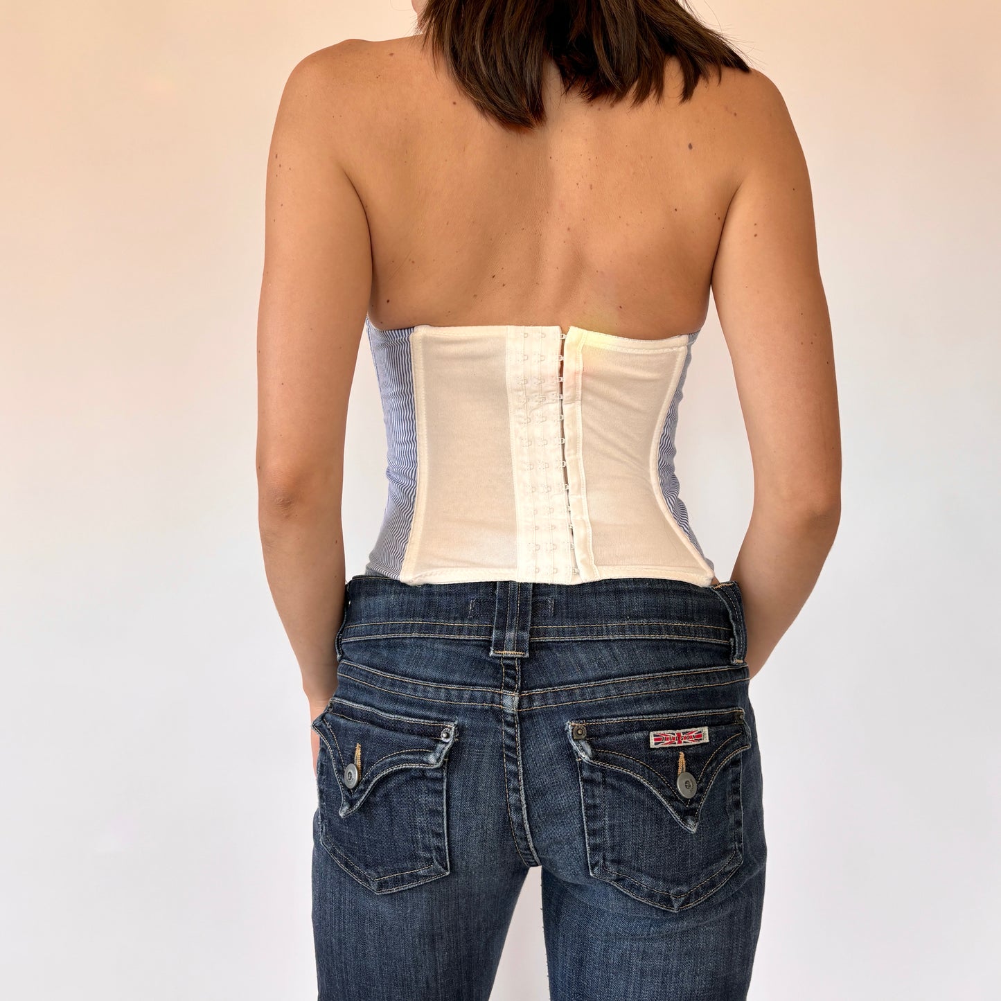2000s Pinstripe Bustier (S)