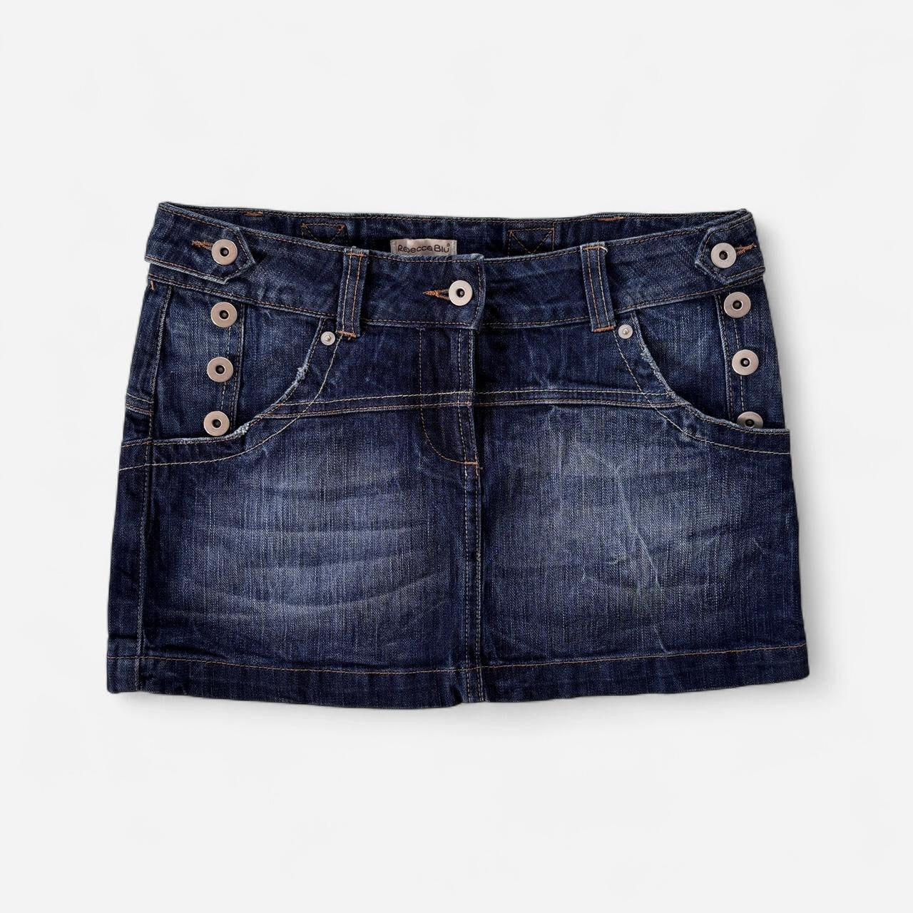 Rebecca Blu Denim Mini Skirt (S)