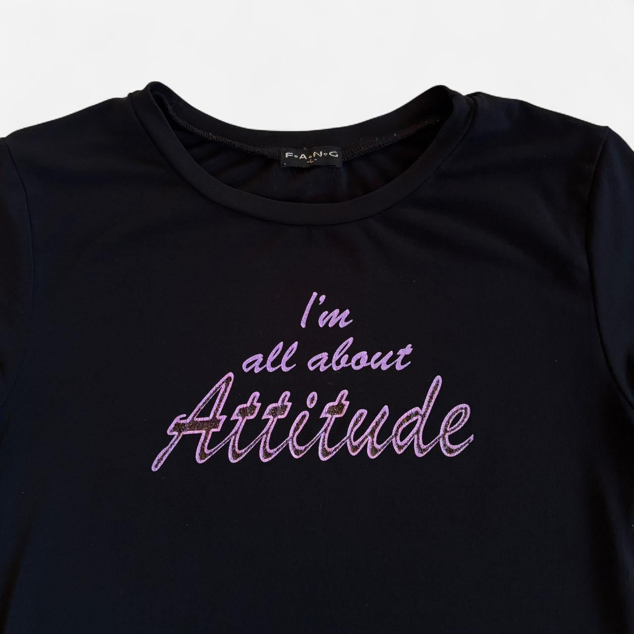 90s Attitude Baby Tee (M/L)