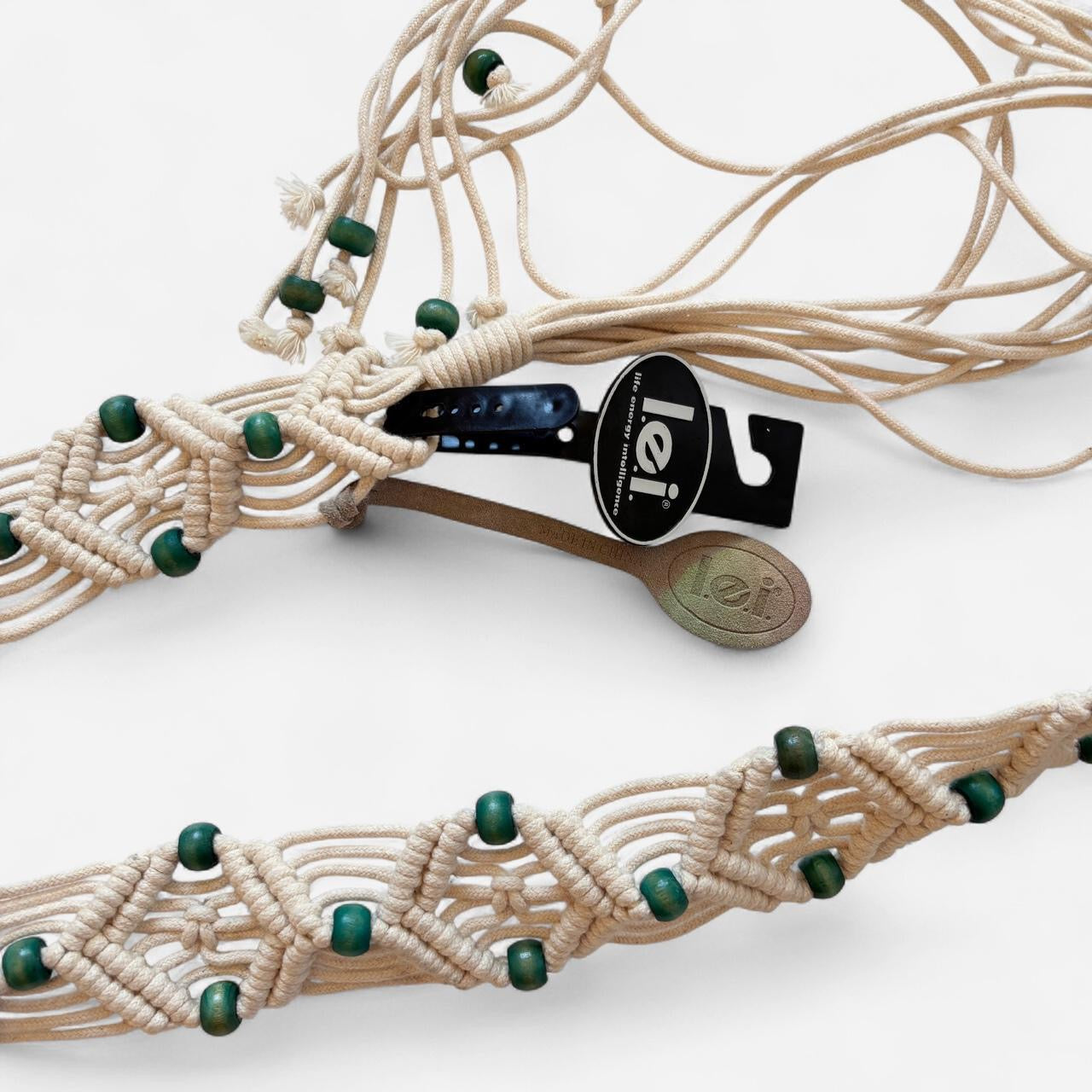 Y2K Deadstock Macrame Belt