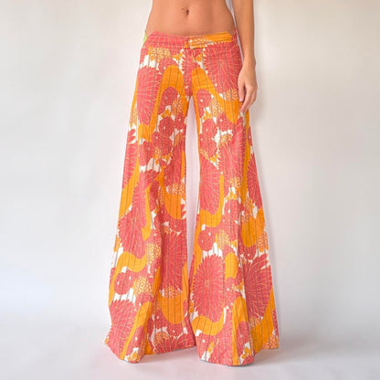 Custo Barcelona Low Rise Bellbottom Pants (XS)