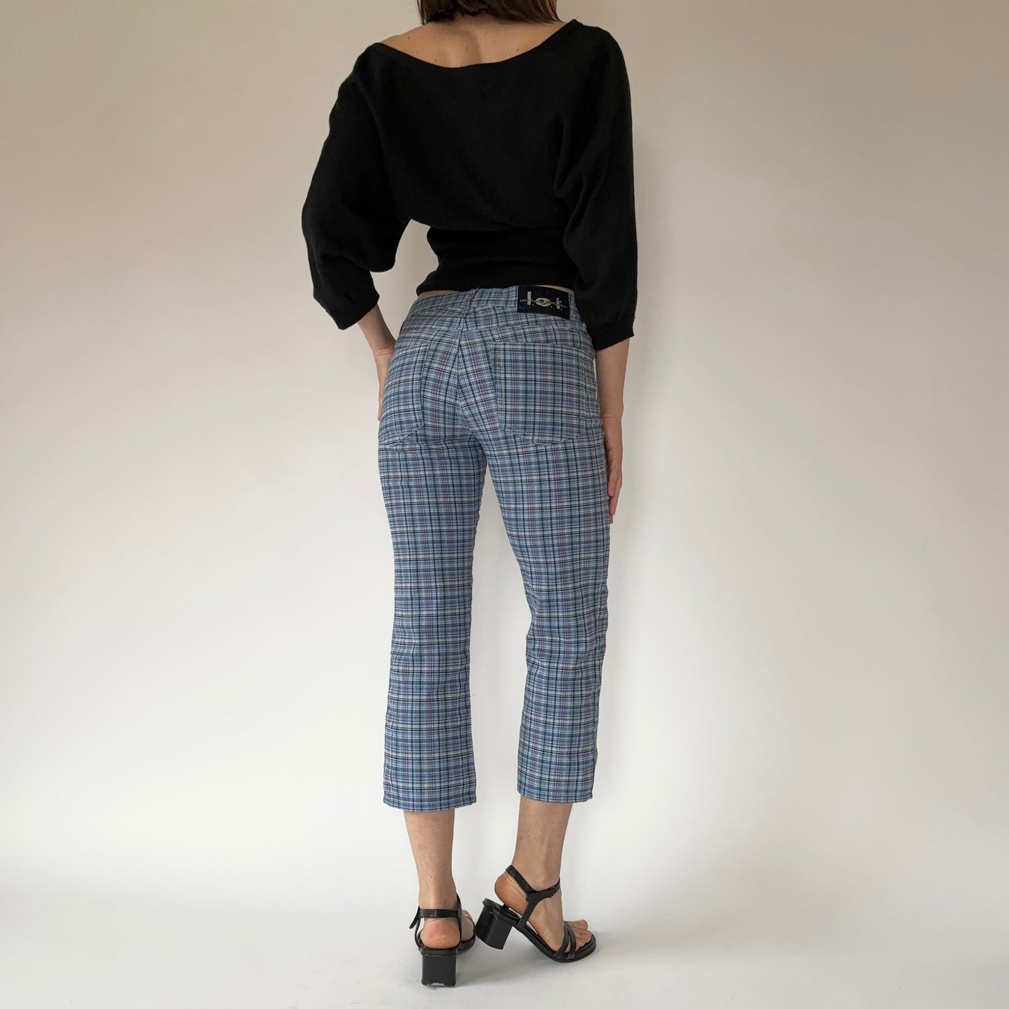 2000s Plaid Capris (XS/S)