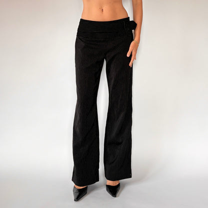2000s Pinstripe Trousers (S)