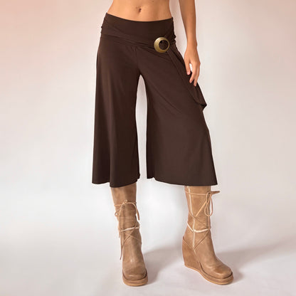 Y2K Belted Gauchos (S/M)