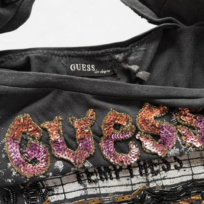 Guess Heavily Beaded Top (S)