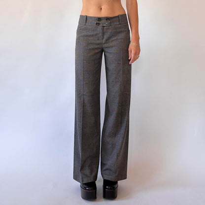 00s Plaid Trousers (XS)