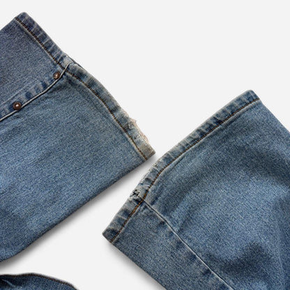 Y2K Low Rise Rivet Studded Jeans (XS)