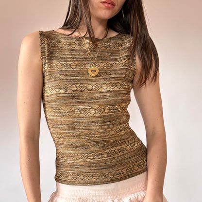 Y2K Knit Tank (S/M)